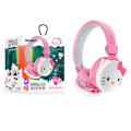 Pikkukuva 1 / 4: Lasten langattomat Bluetooth-kuulokkeet, sarjakuva Katie-kissan korvakuulokkeet, syntymäpäivälahjat Pink