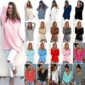 Miniatyrbild 2 av 5: Kvinnors Fleece Fleece Sweatshirts Jackor Vinter Utomhus Coffee S