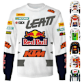 Pikkukuva 2 / 5: Retro miesten pyöräilypaita maastopyöräilyyn MTB-kilpa-ajopaita pitkähihainen C XL