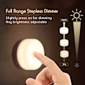 Miniatyrbillede 4 af 5: LED Trådløs Natlampe Touch Lampe Soveværelse USB Genopladelig Warm color
