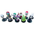 Pikkukuva 2 / 5: 10 KPL Painajainen ennen joulua Jack -hahmoja Halloween-lahja 10PCS