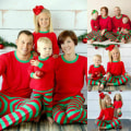 Miniatyrbild 1 av 5: Vuxna barn familj matchande långärmad julpyjamas nattkläder outfit Striped, Kid 3-4Years