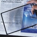 Miniatyrbild 1 av 6: A5-sidig förstoringsglas för läsning av små tryck