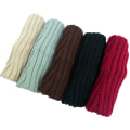 Miniatyrbild 3 av 4: Huvudbonad Dam Beanie Varm Stickad Mössa Söt Mössa för Kallt Väder maroon