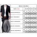 Miniatyrbild 2 av 10: Herr Slim Fit En Knapp Solid Blazer Business Casual Kostym Rock white L
