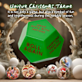 Miniatyrbillede 3 af 5: 3 * 3 * 3\" Santa Swap Gaveudveksling Terninger Julefest Gaveudvekslingsspil