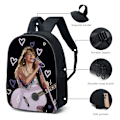Pikkukuva 4 / 5: 3 kpl/setti Taylor Swift -designreppu koululaukku olkalaukku matkareppu käsilaukkusetti B