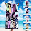 Miniatyrbild 4 av 5: Taylor Swift Badlakan Mikrofiber Lätt Strandhandduk Snabbtorkande A 75*150CM