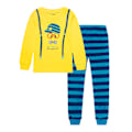 Miniatyrbild 1 av 3: Barn Söta Minions Motiv Långärmad T-shirt Byxor Pyjamas Sovkläder Nattkläder #2 130cm
