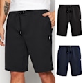 Pikkukuva 6 / 7: P0l0RalphLauren Miesten shortsit kesäksi, löysät puuvillaiset urheilu- ja vapaa-ajan rantashortsit Black M