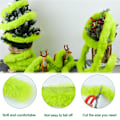 Miniatyrbillede 3 af 5: Juletræstæppe Kunstpels Bånd Tape Toppe Fluffy Trim Glædelig Jul Indretning 5cm*2m
