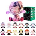 Miniatyrbilde 4 av 5: Pop Mart Labubu The Monsters City of Night Series Labubu Blind Box Samlefigur Tilfeldig Samleobjekt Kreativ Gave (1 Blind Box, 9cm)