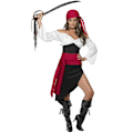 Miniatyrbillede 4 af 5: Halloween kostume Kvinder mænds middelalder renæssance turban bælte wine red
