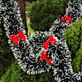 Miniatyrbild 3 av 4: Julgransmatta Jul Dekoration red 2M