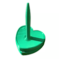 Miniatyrbillede 1 af 4: Shiny-Design Garnspindere Holdere Garnholder til Hækling & Strikning DIY Green