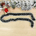 Miniatyrbilde 1 av 4: Juletre Skjørt Matte Juleferie Festdekor black 2M