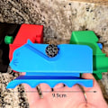 Miniatyrbild 2 av 2: Kartongskärare 3D-printad Kartongskärare Kattformad Glidskärare för DIY Kattklösbrädor Inslagning Blue