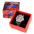 Miniatyrbillede 1 af 3: Spider-Man Børne Quartz Mekanisk Ur Læder Armbånd Black