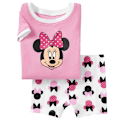 Miniatyrbild 1 av 3: Flickor Minnie Mouse Nattkläder Pyjamas Kortärmad T-shirt Outfit Set PJ's #10 100cm