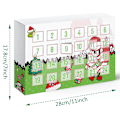 Miniatyrbillede 2 af 5: 2024 Julekalender Adventskalendere Sugerør Toppers Dæk Hætter Sjove Gaver