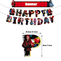Miniatyrbild 2 av 6: Descendants: The Rise of Red Tema Födelsedagsfest Dekoration Ballonger Banner Cake Toppers Kit