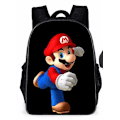 Miniatyrbilde 1 av 2: Mario-ryggsekk for barn, gutter og jenter, fritidssekk, skolesekk E