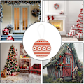 Miniatyrbild 4 av 5: Julskämt Ornament Get Skrik Ljudmakare Julgran Hängande Dekorationer Presenter C-Happy New Year