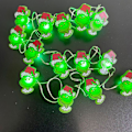 Miniatyrbillede 2 af 5: Jule LED 3m Batteridrevet Grinnch Fe Lyskæde Deco Indendørs Udendørs 3m