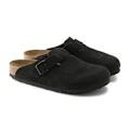 Miniatyrbillede 1 af 5: Unisex Ruskind Blød Fodseng Træsko Unisex Slip-On Fritidssko Black 40