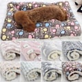 Miniatyrbillede 1 af 5: Kæledyr Kat Hund Måtte Hvalp Varmt Blødt Tæppe Seng Pude Madras Bean paste white 49*32cm