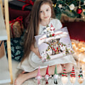 Miniatyrbild 3 av 9: Jultomte Adventskalender 2024, 24 Dagars Nedräkning Julkalender Med Tomte Plyschleksak, Juldekoration Tomte