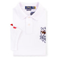 Miniatyrbild 3 av 7: Ralph Lauren Herr Polotröja Solid Mjuk Andningsbar Mesh Polotröjor Slim Fit Krageknappar Kortärmad T-shirt Sommar Casual Strand Träning Tröja White 2XL