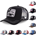 Miniatyrbild 2 av 2: Sommar Mesh Baseball Cap Män Kvinnor Hip Hop Andas Utomhus Trucker Hat #9