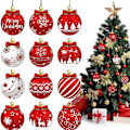 Miniatyrbilde 1 av 5: 12 stk. Julekuler Juletre Hengende Kuler Pynt Festdekorasjon 12PCS