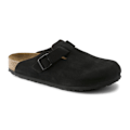 Miniatyrbillede 2 af 5: Unisex Ruskind Blød Fodseng Træsko Unisex Slip-On Fritidssko Black 36