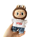 Miniatyrbild 1 av 2: Speciellt Designad för Labubu Kläder, 17cm Labubu Kollektion Innehåller Exklusiva Trendiga Dockkläder för Labubu Tillbehör (utan dockor) B