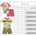 Miniatyrbild 3 av 3: Barn Pojkar Flickor Minions Nattkläder Pyjamas Kortärmad T-shirt Shorts Set PJ's #1 95cm