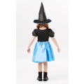 Miniatyrbild 3 av 3: Häxklänning 134/140 cl (9-10 år) halloween klänning häxa