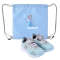 Miniatyrbild 1 av 10: Frozen skor storlek 29 gympaskor barnskor med tygpåse frost elsa