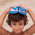 Miniatyrbillede 5 af 5: Avengers flip flops sko størrelse 26/27 flop sko captain america