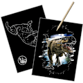 Miniatyrbild 2 av 2: Jurassic magic scratch pyssel pysselpaket park world