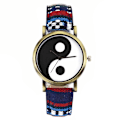 Miniatyrbild 1 av 5: Barnklocka analog yin yang armbandsklocka barn klocka