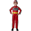 Miniatyrbillede 1 af 2: Cars deluxe 122/128 cl (7-8 år) dragt med kasket lynet mcqueen