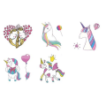 Pikkukuva 2 / 2: Unicorn lastentatuoinnit 10 kpl suuria yksisarviskuvia White