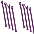 Diskmaskin silikon vinglashållare set, 8 delar, lila