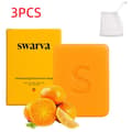 1-3x Swarva Persimmon Tvål Bar Kroppslukt Kontroll Deodorant Tvål för Män & Kvinnor 3pcs