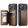 iPhone 17 Pro Skal med kortfack och RFID-skydd Brown iphone17