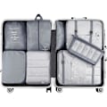 Miniatyrbild 2 av 5: 8-pack Organizer Set för Resväskor, Förvaringsväskor, Packkuber, Resväskor, Presenter Grå Grey