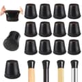 40-pack Möbeltassar / Stolbensskydd med Filt – Silikongolvskydd för Stolben 15-18 mm