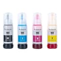 4 mustepullon sarja 70 ml korvaamaan Epson 104 -yhteensopiva/ei-OEM Go Inksiltä